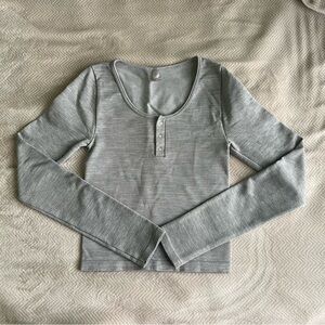 🩶Gray Henley Top🩶